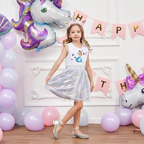 Unicorn girls party on sale dress