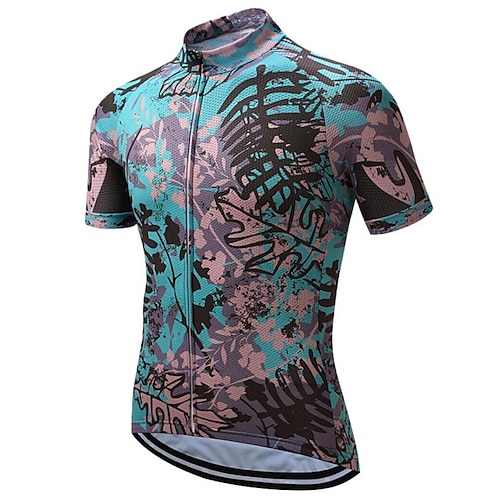 

21Grams Per uomo Maglia da ciclismo Manica corta Bicicletta Maglietta / Maglia Superiore con 3 tasche posteriori Ciclismo da montagna Cicismo su strada Traspirante Traspirazione umidità Asciugatura