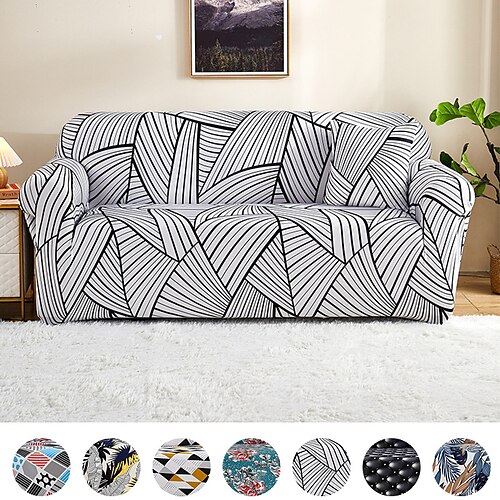 

Bohemian-Print, staubdicht, allmächtig, Sofabezug, Stretch-Sofabezug, superweicher Sofabezug aus Stoff, mit einer kostenlosen Sitzerhöhung (Stuhl/Liebessitz/3 Sitze/4 Sitze).