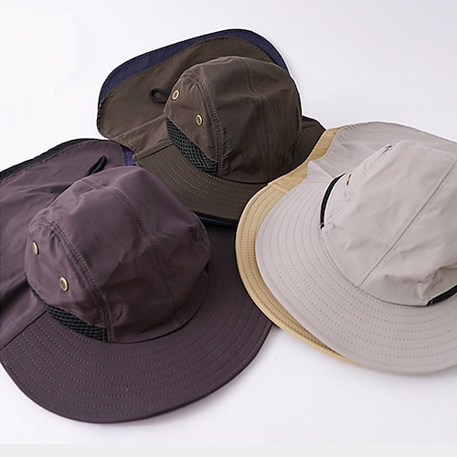 

Per uomo Cappelli da pescatore Cappello da sole Cappello da pescatore Cappello Boonie Cappello da escursione Marrone scuro Nero Cotone Streetwear Moda Informale Esterno Giornaliero Per uscire Liscio