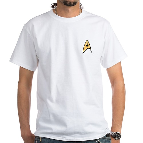 

Star Trek Cosplay Kostüm T-Shirt-Ärmel Bedruckt Grundlegend T-shirt Für Herren Damen Unisex Erwachsene Heißprägen 100% Polyester Casual