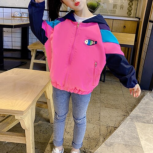 

Bambino (1-4 anni) Da ragazza Parka Animali Giornaliero Esterno Cappotto Capispalla 3-7 anni Autunno Rosa