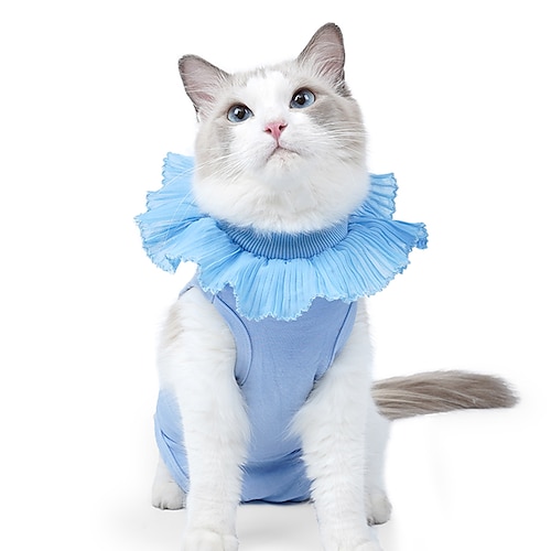 

Cachorros Gatos Traje de recuperação cirúrgica Moda Estilo bonito Ao ar livre Casual / Diário Roupas para Cães Roupas de cachorro Roupas de cachorro Macio Rosa claro Verde Azul Claro Ocasiões