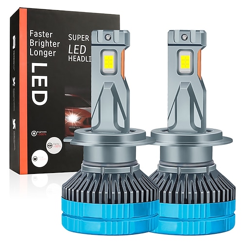 

2 pcs farol do carro led h1 h4 h7 h8 h9 h11 9005 9006 luz de nevoeiro automática 12v lâmpada led iluminação de cor branca