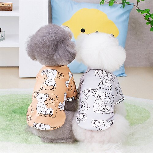 

Prodotti per cani Prodotti per gatti T-shirt Orso Adorabile Dolce Esterno Da giorno Abbigliamento per cani Vestiti del cucciolo Abiti per cani Morbido Marrone Grigio Costume per ragazza e ragazzo cane