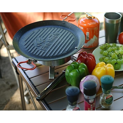 

Küchengeräte Tragbar Multi-Funktion Edelstahl zum Draussen Camping Picknick Grill-Feuerzeug Blech