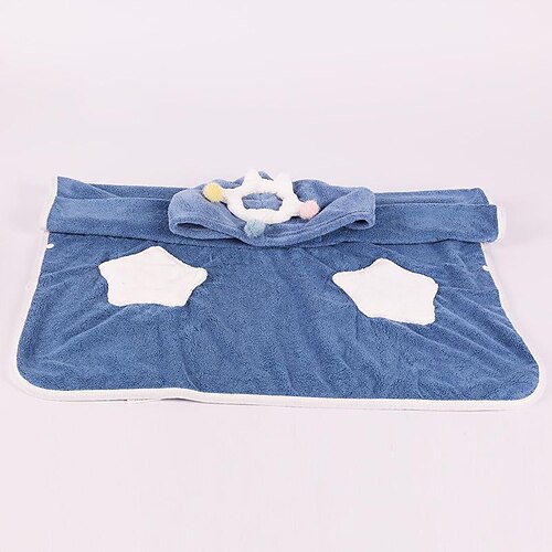 

Children's Bath Towel Crown Cloak Bath Towel Bathrobe Coral Fleece Absorbent Baby Bath Towel Cloak