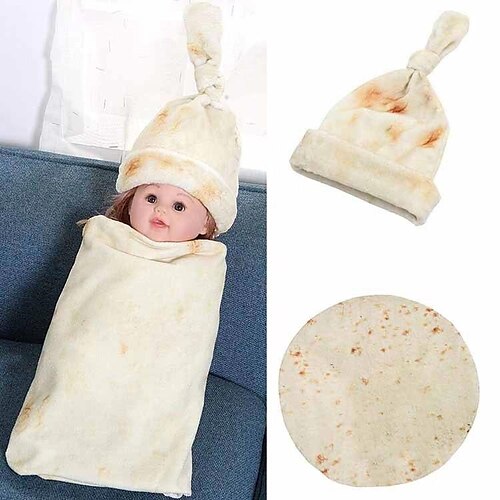 

couverture enveloppante de chou couverture enveloppante ronde pour bébé burrito couverture drôle chapeau de crêpe couverture pour enfants