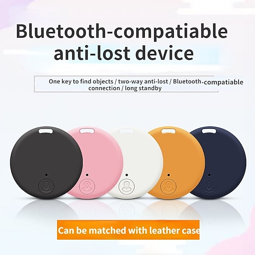 

mini cane bluetooth 5.0 tracker dispositivo anti-smarrimento dispositivo anti-smarrimento rotondo pet bambini borsa portafoglio monitoraggio smart finder locato