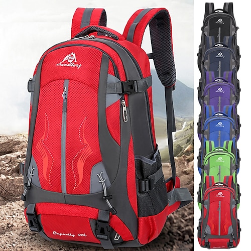 

Zainetti Mochila para Excursão Á Prova-de-Chuva Respirável Dobrável Leve Detalhes Refletores Ao ar livre Caça Pesca Equitação Alpinismo Preto Vermelho Azul