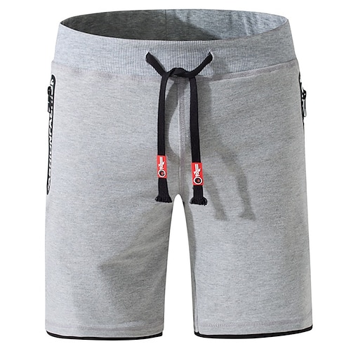 

Hombre Pantalones deportivos Pantalones cortos activos Pantalones cortos de sudor Pantalón corto Correa Cintura elástica Bolsillo con cremallera Plano Comodidad Transpirable Longitud de la rodilla