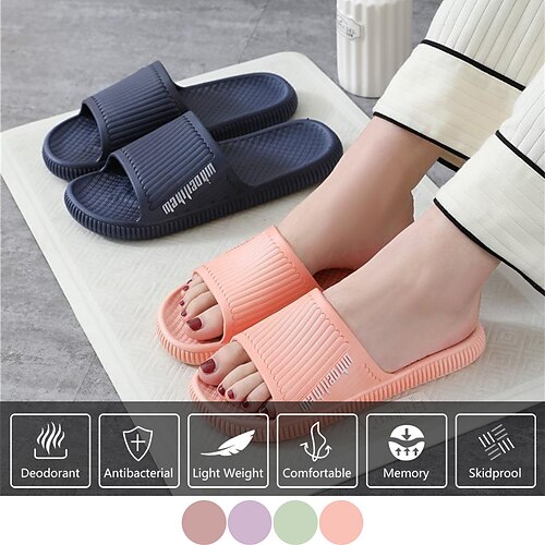 

Hausschuhe Damen Sommer Indoor Home Badezimmer Bad rutschfest Paar stumm auf Scheiße treten Gefühl Sandalen Herren Sommer Großhandel