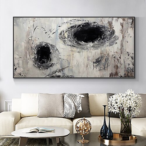 

Mintura Handmade Abstract Oil Paintings On Canvas Wall Art Decoration Modern Picture For Home Decor Rolled Frameless Unstretched Painting