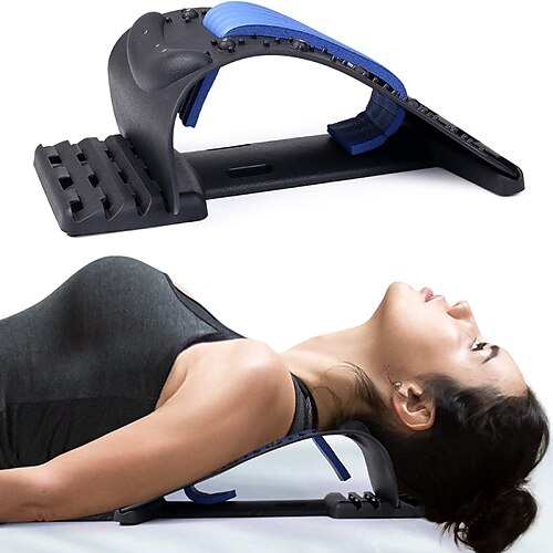 

1pc eck civière pour le soulagement de la douleur au cou haut du dos et des épaules décontractant pour la relaxation musculaire et l'alignement de la colonne vertébrale dispositif de traction