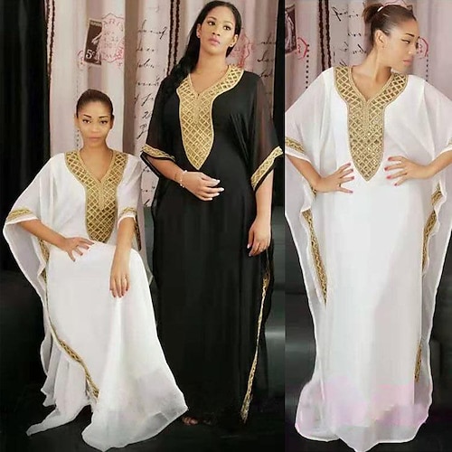 

árabe muçulmano Adulto Mulheres Religioso árabe saudita Vestidos Abaya Para Chifon Ramadã Vestido