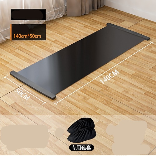 Slide Board with Stop Ends, 180x50cm Hockey Skating Training Sliding Mat  with