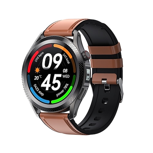 

696 LX5 Reloj inteligente 1.39 pulgada Smartwatch Reloj elegante Bluetooth Podómetro Recordatorio de Llamadas Seguimiento del Sueño Compatible con Android iOS Hombre Recordatorio de Mensajes Control