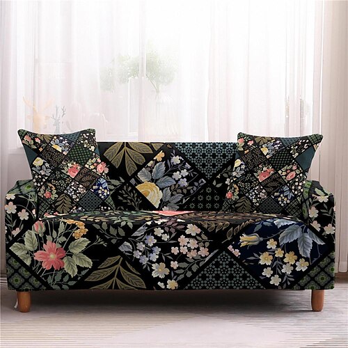 

Funda de sofá elástica, funda boho, funda de sofá seccional elástica para sillón loveseat de 4 o 3 plazas, chaise lounge en forma de l, protector de sofá a prueba de polvo