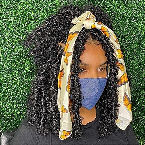 

Schmetterlings-Locs, gehäkelte Haare, kurz, 6 Packungen, schwarzes, gehäkeltes Bob-Haar, 30,5 cm, chaotisch, Distressed-Faux-Locs, gehäkelte Zöpfe, vorgedrehtes, weiches Locs-Haar für Frauen #1b