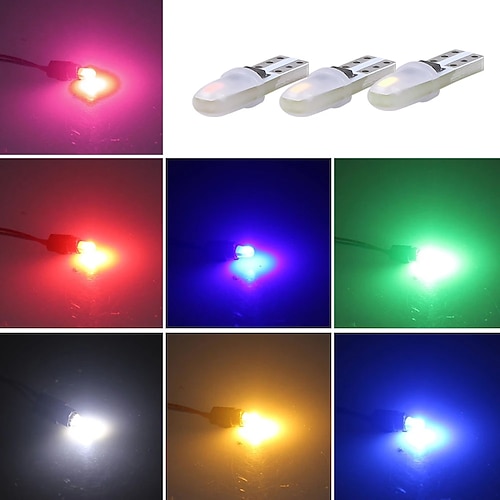 

10 pièces lumières de tableau de bord lumière led voiture lumière intérieure auto côté coin instrument jauge lampe ampoules