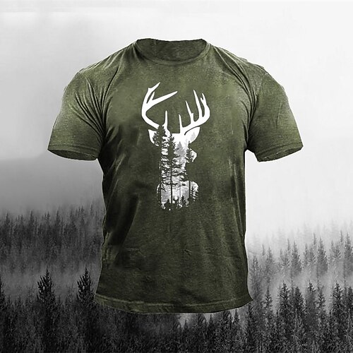 

Herre T-shirt Grafiske T-shirts Cool skjorte Grafiske tryk Træer bogstavtryk Rund hals Varm Stempling Gade Ferierejse Kort Ærme Trykt mønster Tøj Designer Basale Moderne Moderne