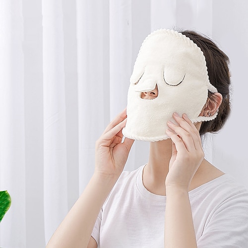 

máscara de toalha de compressa quente capa de máscara de camada dupla toalha de rosto espessada rosto vaporizador facial beleza dos olhos toalha de rosto de compressa molhada