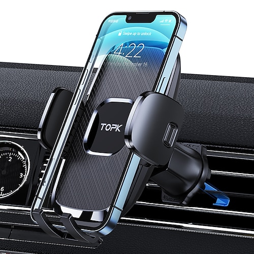 

Soporte para teléfono en el salpicadero Rotativo Portátil Ajustable Soporte para teléfono para Coche Compatible con Todos los teléfonos móviles Accesorio para Teléfono Móvil