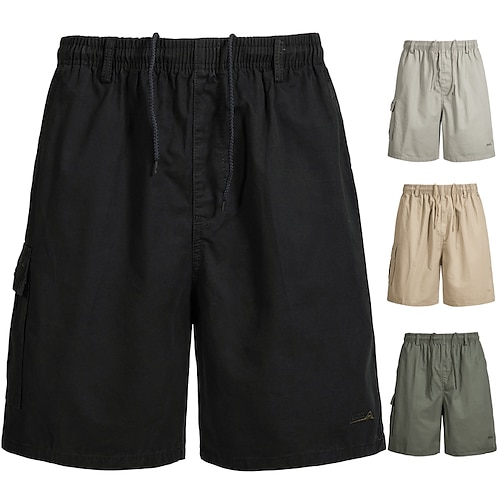 

Herre Cargoshorts kinesisk Arbeidsbukser Shorts Sommershorts Lomme Multi lomme Høydestigning Mønstret Anvendelig Utendørs Kalv lengde utendørs Avslappet Klassisk Chino Svart Militærgrønn Høy Midje