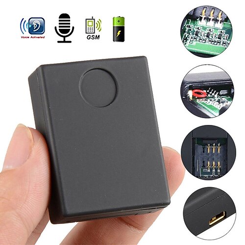 

Mini Spy GSM Device N9 Audio Monitor Listening Surveillance 12 Days Standby Time Personal Mini Voice Activation Built In Two MIC