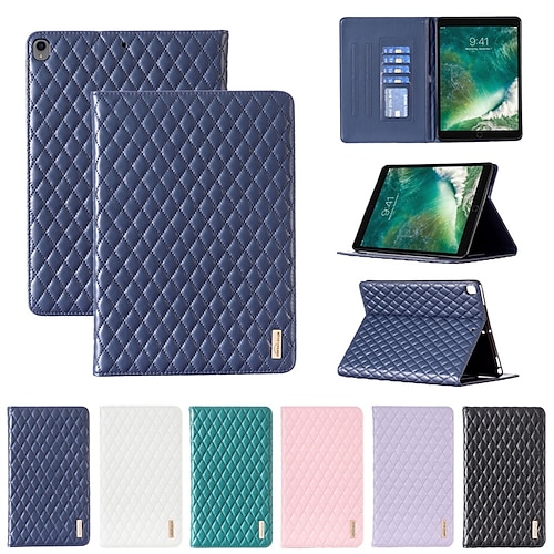 

Tábua Capa da Caixa Para Apple iPad 10.2'' 9º 8º 7º iPad Air 2º iPad Air 3º iPad mini 6º 5º 4º iPad Pro 11'' 3º 2º 1º Com Suporte Porta-Cartão Virar Cor Sólida Estampa Geométrica TPU Couro PU