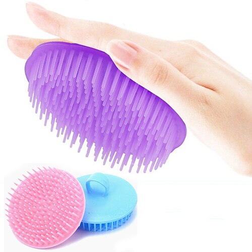 

3 pièces salon de coiffure shampooing mâle et femelle adulte shampooing nettoyage brosse de massage anti-démangeaisons anti-pelliculaire shampooing peigne peigne à cheveux