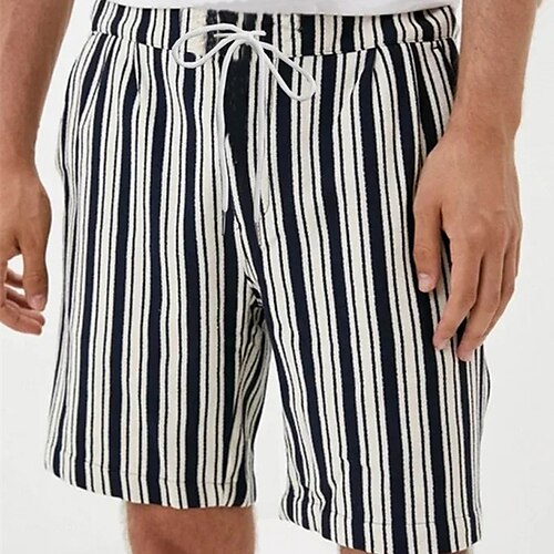 

Per uomo Pantaloncini Pantaloncini estivi Pantaloncini da spiaggia Pantaloncini larghi A cordoncino Vita elastica Banda Traspirante Morbido Breve Informale Giornaliero Per eventi Streetwear Grande e