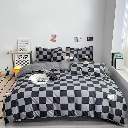 

Geometry Printing Duvet Cover Bedding Sets Comforter Cover with 1 Duvet Cover or Coverlet,1Sheet,2 Pillowcases for Double/Queen/King(1 Pillowcase for Twin/Single)