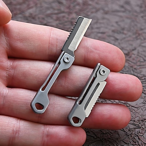 

Capsule Mini Knife, Multifunctional EDC Tools, Keychain Portable Pocket Knife, Chain Decor For Outdoor, Survival, Open Cans, Peel, Fruits And Great Gifts For Family And Friends