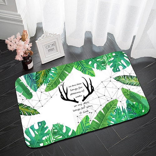 

Motif botanique tapis paillasson couloir tapis tapis pour chambre salon tapis cuisine salle de bain anti-dérapant tapis de sol