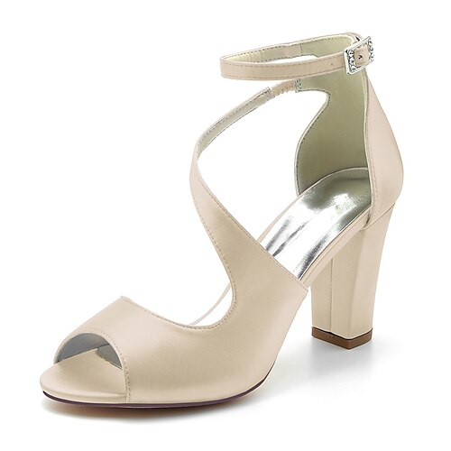 

Femme Chaussures à Talons Chaussures de mariage Chaussures habillées Talons aiguilles Talons à brides croisées Mariage Soirée du quotidien Chaussures de mariée Chaussures de demoiselle d'honneur Eté