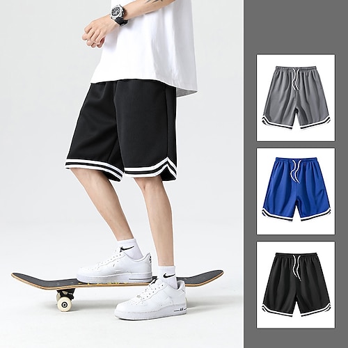 

Herren Sportliche Shorts Shorts Kurze Hosen Basketball-Shorts Lässige Shorts Tasche Kordelzug Elastische Taille Glatt Atmungsaktiv Rasche Trocknung Knielänge Outdoor Festtage Ausgehen Sport Stilvoll