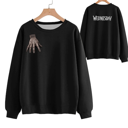 

Famille Addams Thing Sweat à capuche Animé Art graphique Sweat à capuche Pour Homme Femme Unisexe Adulte Impression 3D 100 % Polyester