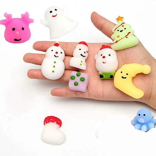 

68 pc anti-stress squishy animaux jouets anti-stress jouets mochi animaux jouets mignon mini animaux chat kawaii décompression jouet cadeau