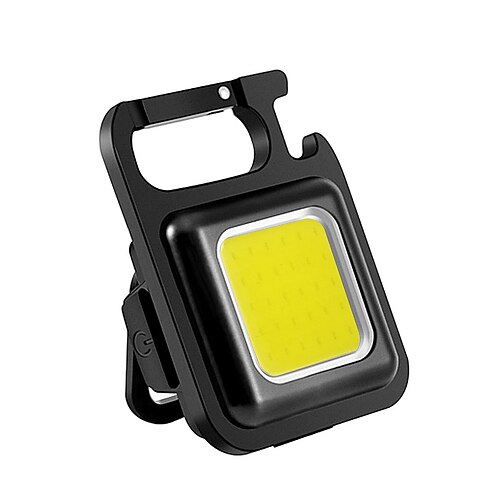 

voiture multifonctionnelle led lumières de travail mini éblouissement porte-clés lumière usb charge lampes d'urgence forte réparation magnétique travaux de camping en plein air lumière ouvre