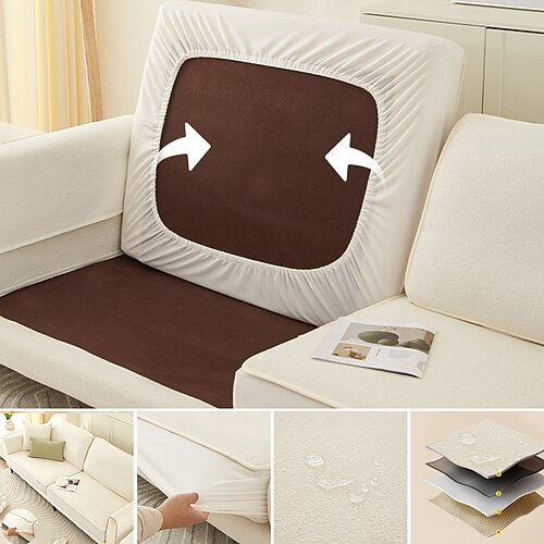 

housse de canapé extensible housse de coussin de siège de canapé housse de protection de canapé pour 3 ou 4 places, canapé l, sectionnel, fauteuil, canapé amoureux avec fond élastique