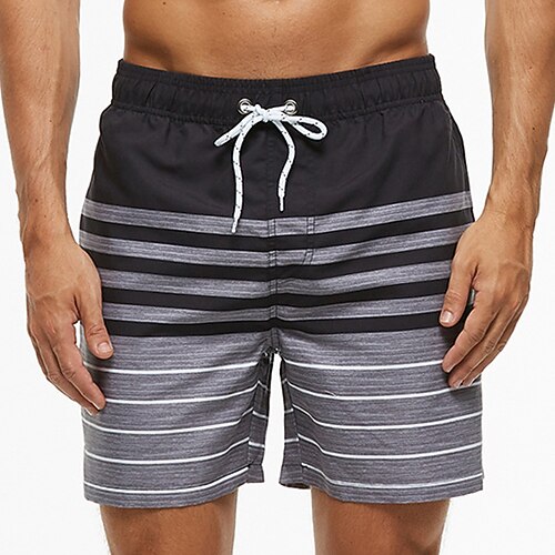 

Herre Surf shorts Badeshorts Sommer shorts Strandshorts Lomme Snørelukning med mesh-for Grafisk Hurtigtørrende udendørs Ferie I-byen-tøj Boheme Hawaiiansk Sort Blå