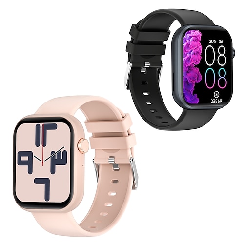 

t20 moniteur de fréquence cardiaque smartwatch sport mode pour dames homme bluetooth appel commande vocale