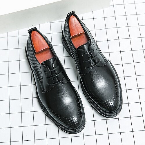 

Per uomo Unisex Oxford Scarpe formali Informale Formale Giornaliero Ufficio e carriera PU Nero Marrone Primavera Autunno