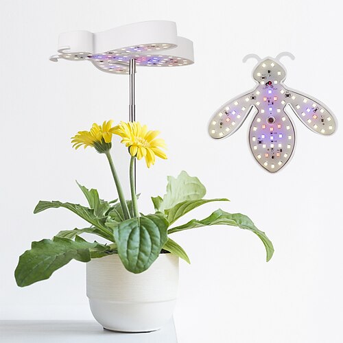 

led coltiva la luce per piante da interno 66 led pianta coltiva le luci con timer e 5 livelli dimmerabili ape a spettro completo regolabile in altezza