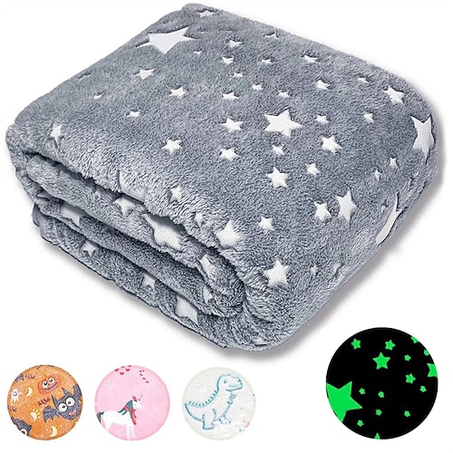 

Children's Blanket Spot Flannel Luminous Blanket Fluorescent Blanket Casual Blanket/blanket/velvet Blanket