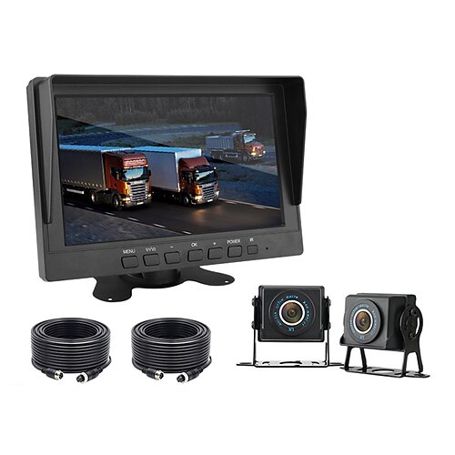 

8 pollice LCD 1080p CCD Con filo 170 Gradi 8 pollice Kit di retrovisione per auto Schermo LCD / AHD per Auto / Autobus / Camion Telecamera di retromarcia