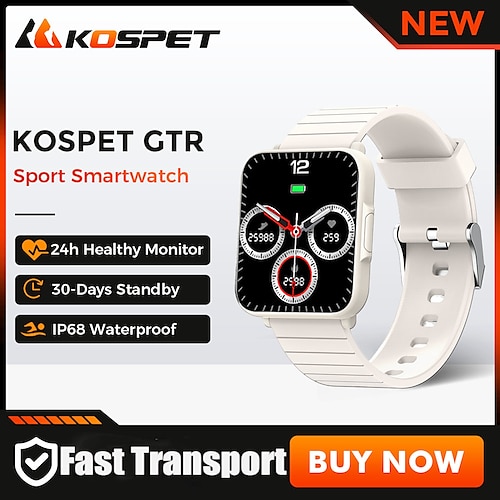 

2023 kospet gtr montre intelligente femmes noir rose moniteur de fréquence cardiaque 30 jours d'autonomie bluetooth étanche remise en forme smartwatch hommes