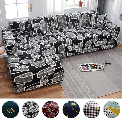 

Stretch Couch Covers Sectional Sofa Cover For Dogs Pet, Slipcovers For Love Seat, L Shaped,3 Seater, U Shaped, Arm Chair Washable Couch Protector Soft Durable