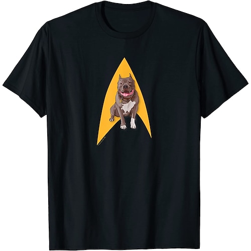 

Star Trek T-shirt Print Classic Street Style T-shirt For Men's Women's Unisex Adults' Hot Stamping 100% Polyester Casual Daily